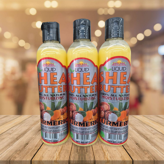 All Natural Shea Oi with Turmeric - 8oz Bottle