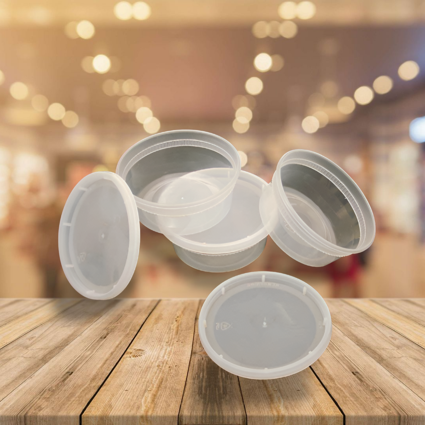 Add to Wish List 8oz. Clear Deli Container w/Lid - 12 pk.