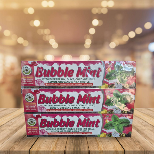 Bubble Gum Mint Toothpaste - 1 Tube Package