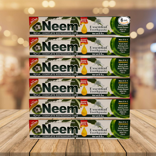 Essential Palace Neem Essential Toothpaste - 6 Tube Package