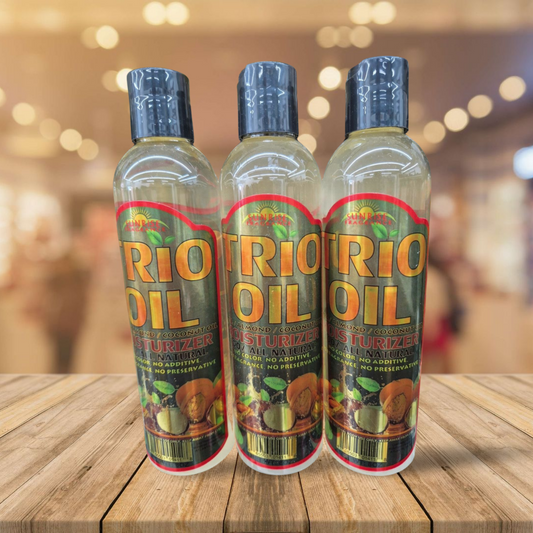 Trio Oils for Hair & Body - 8oz Bottle