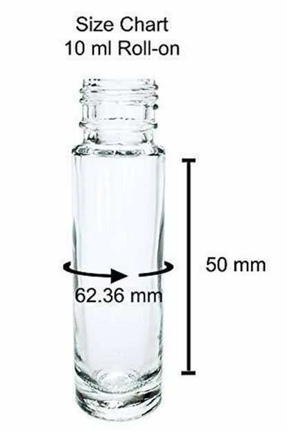1/3 oz. Glass Roll-on Bottles - Set Of 144