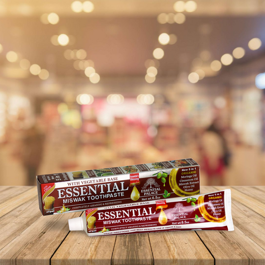 Miswak Toothpaste (6.5 oz) – 5-in-1 Herbal Formula - 1 Tube Package